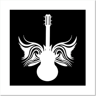 Guitar Tattoo Art Posters and Art